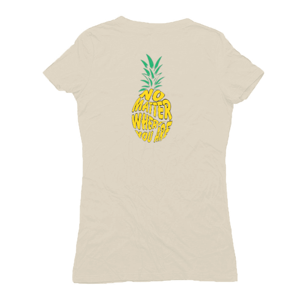 Women's No Matter Where You Are Pineapple Hemp T-Shirt