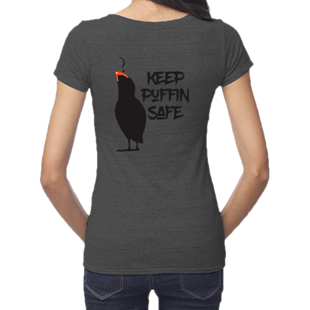 Women's Keep Puffin Safe Bamboo T-Shirt