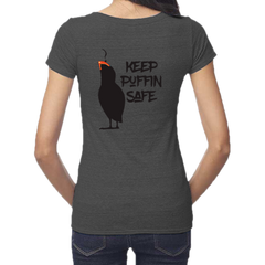 Women's Keep Puffin Safe Bamboo T-Shirt