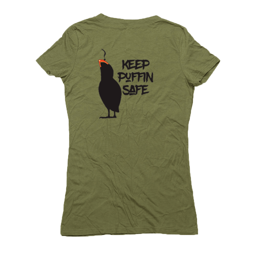 Women's Keep Puffin Safe Hemp T-Shirt