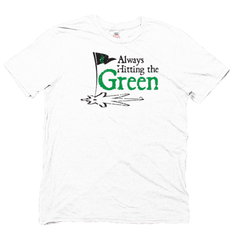 Always Hitting the Green (Black) Hemp T-Shirt