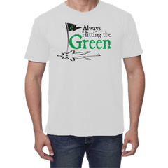 Always Hitting the Green (Black) Bamboo T-Shirt
