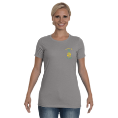 Women's No Matter Where You Are Pineapple Front Cotton T-Shirt