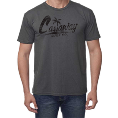 Castaway Surf Logo (Black) Bamboo T-Shirt