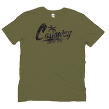 Castaway Surf Logo (Black) Hemp T-Shirt