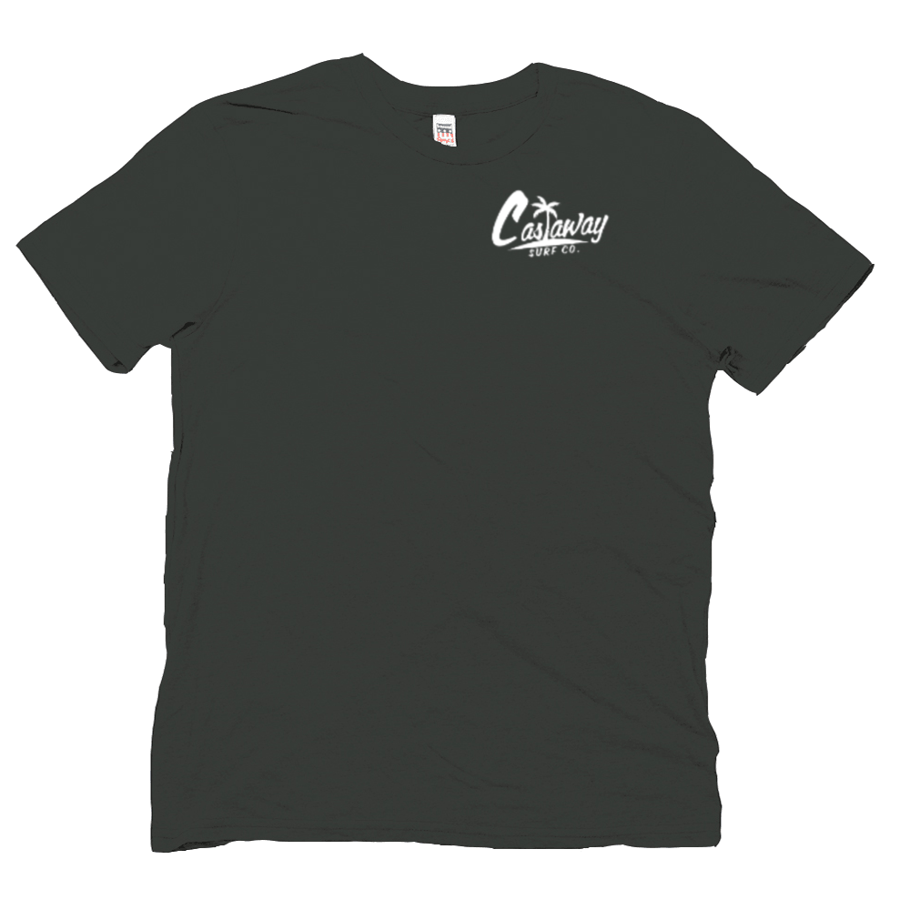 Castaway Surf Box Logo (White) Hemp T-Shirt