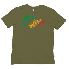 Castaway Surf Logo (Rasta Edition) Hemp T-Shirt