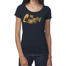 Women's Castaway Surf Logo (3 Rivers Edition) Cotton T-Shirt