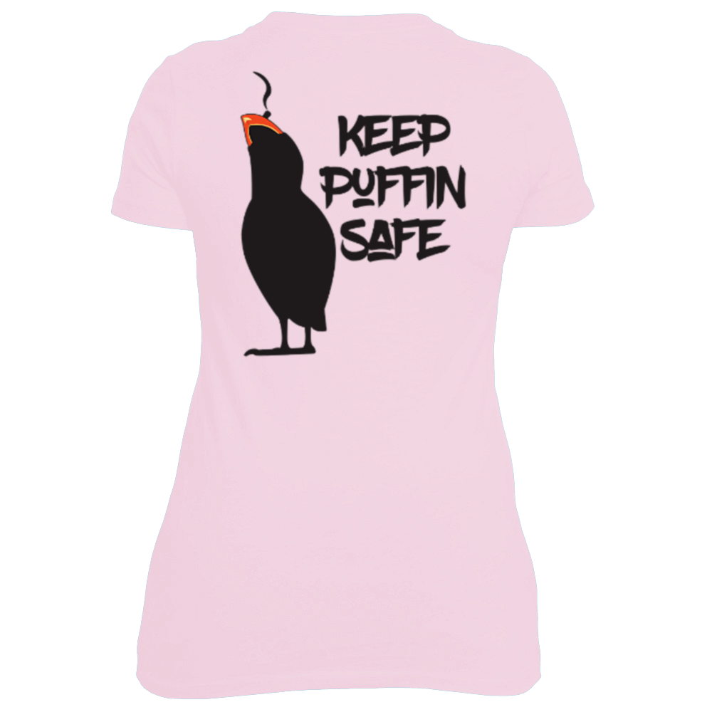 Women's Keep Puffin Safe Cotton T-Shirt