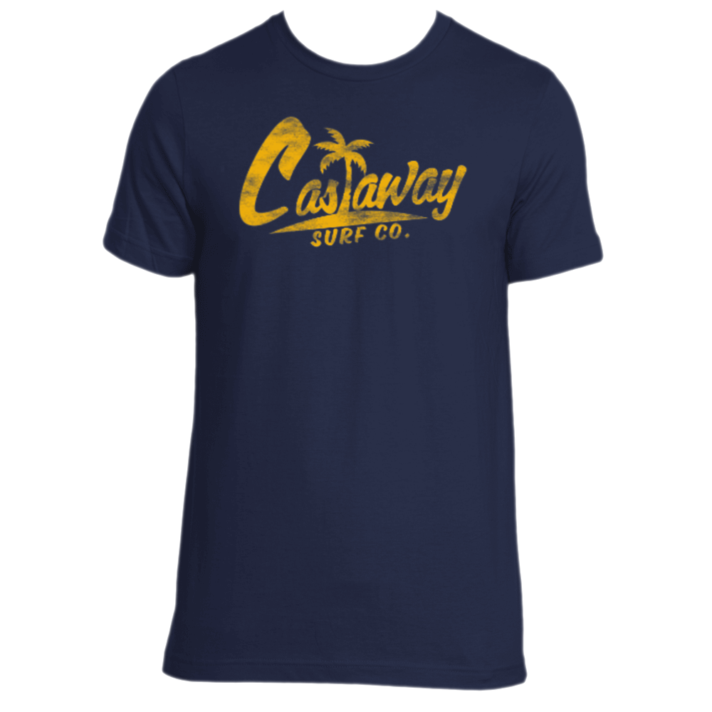 Castaway Surf Logo (Country Roads Edition) Cotton T-Shirt